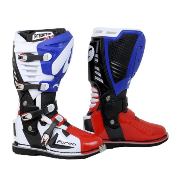 BOTAS FORMA PREDATOR 2.0 WHITE BLUE RED