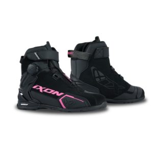 Botas IXON BULL 2 WP LADY BLACK FUSHIA