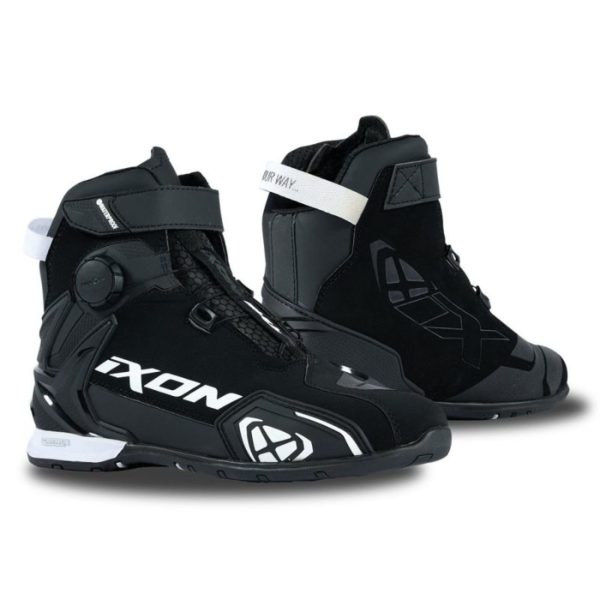 Botas IXON BULL 2 WP LADY BLACK WHITE