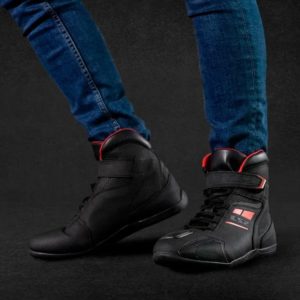 BOTAS LS2 GARRA BLACK RED