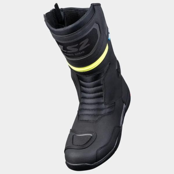 BOTAS LS2 GOBY BLACK H-V YELLOW