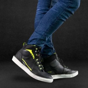 BOTAS LS2 MUJER ZOE BLACK H-V YELLOW