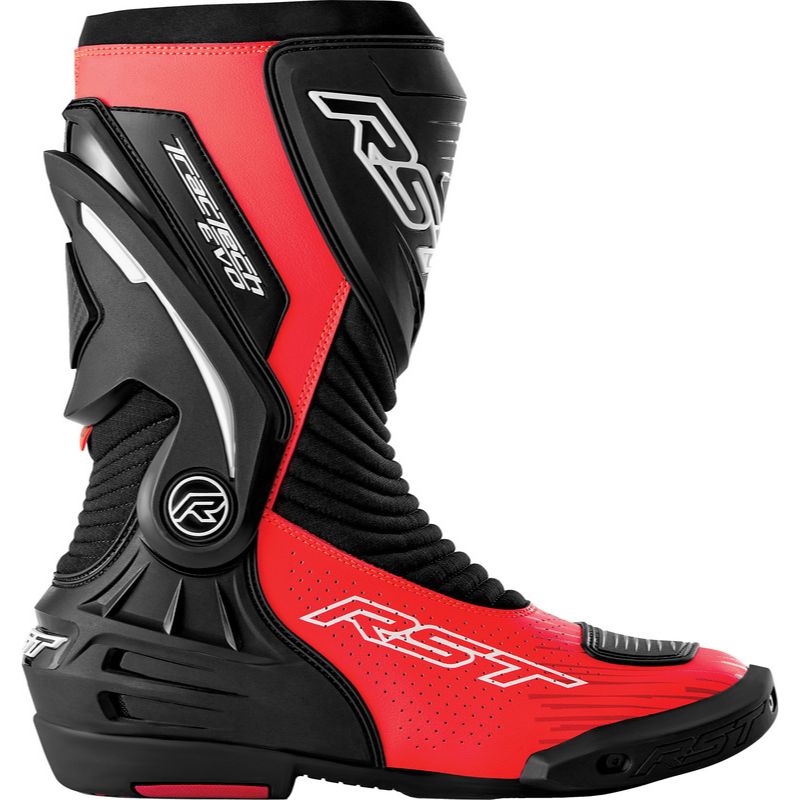 Botas RST TracTech Evo D30 Negro Rojo Fluo