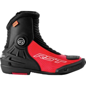 Botas RST TracTech Evo D3O Short Negro Rojo Fluo