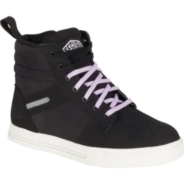 BOTAS SEGURA LADY SANTANA BASKET NEGRO LILA