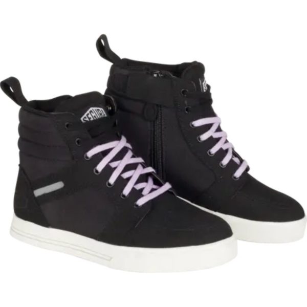 BOTAS SEGURA LADY SANTANA BASKET NEGRO LILA