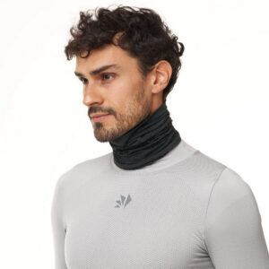 BRAGA DE CUELLO SIXS 4 SEASONS TBX V2 LOGO GRIS / NEGRO