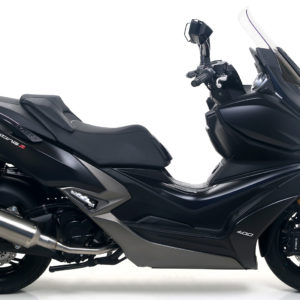 Arrow Silencioso Race-Tech de aluminio Dark" fondo en carbono" 73517AKN