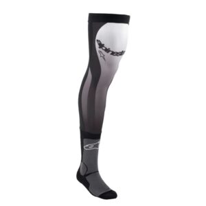 Calcetines Alpinestars KNEE BRACE BLACK WHITE