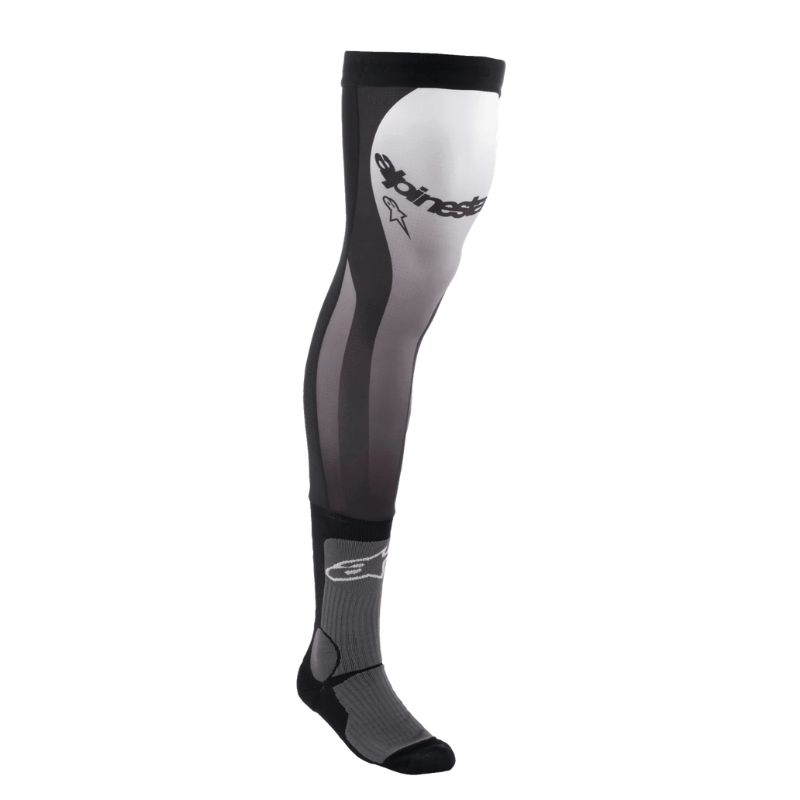 Calcetines Alpinestars KNEE BRACE BLACK WHITE