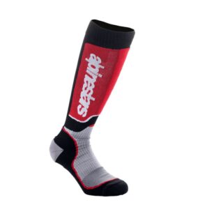 Calcetines Alpinestars MX PLUS YOUTH BLACK GRAY RED