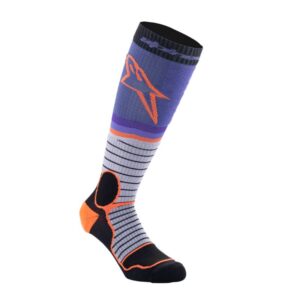 Calcetines Alpinestars MX PRO BLACK GRAY PURPLE