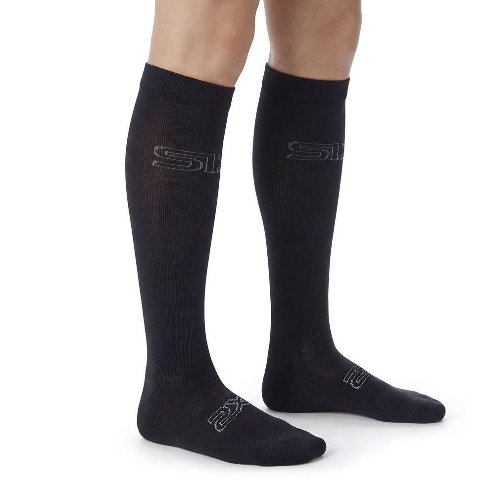 CALCETINES SIXS LONG RACING V2 NEGRO