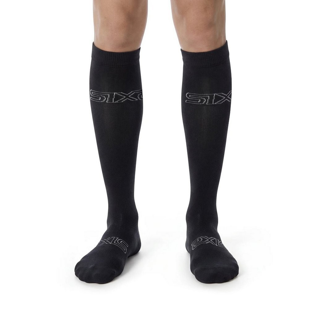 CALCETINES SIXS LONG RACING V2 NEGRO
