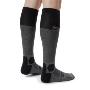 CALCETINES SIXS LONG RACING V2 NEGRO / GRIS