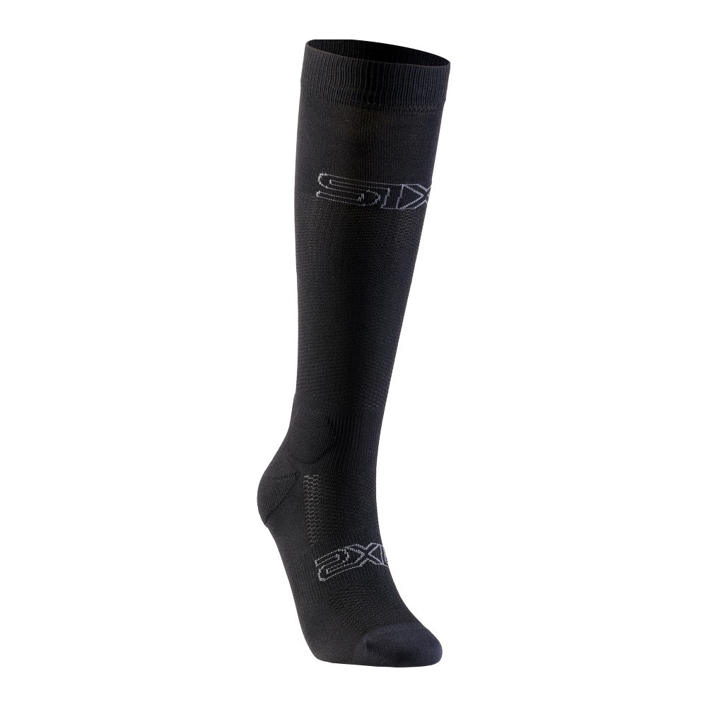 CALCETINES SIXS LONG RACING V2 NEGRO