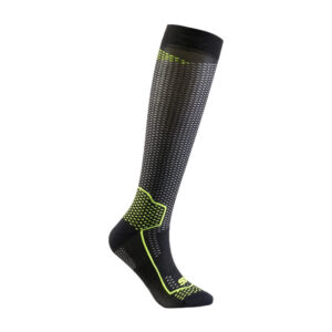 CALCETINES SIXS LONG V3 CARBONO NEGRO / AMARILLO