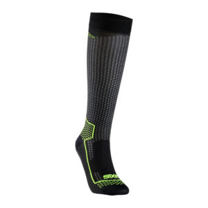 CALCETINES SIXS LONG V3 CARBONO NEGRO / AMARILLO