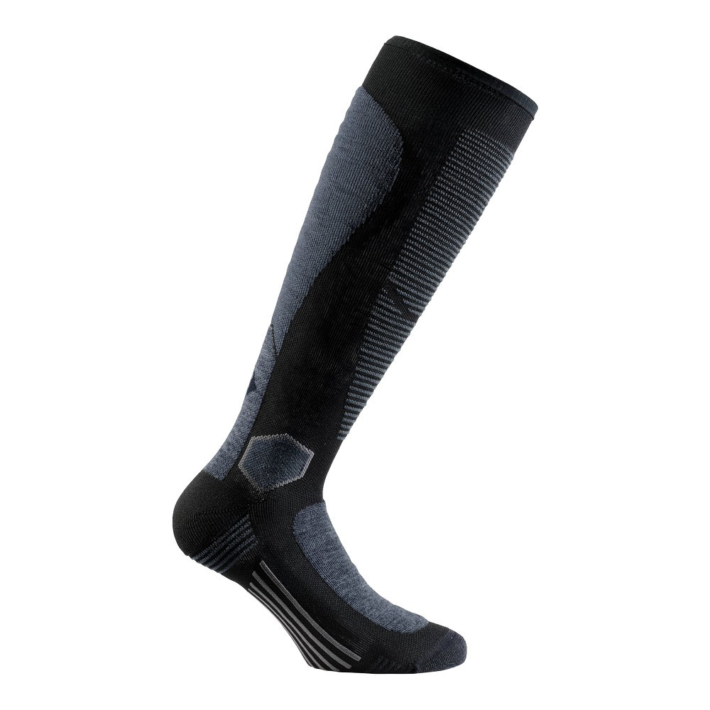 CALCETINES SIXS MOT MERINO V3 NEGRO / GRIS