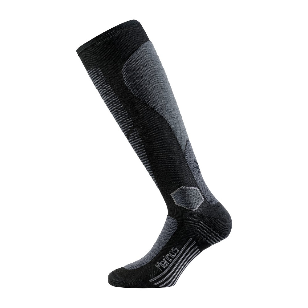 CALCETINES SIXS MOT MERINO V3 NEGRO / GRIS