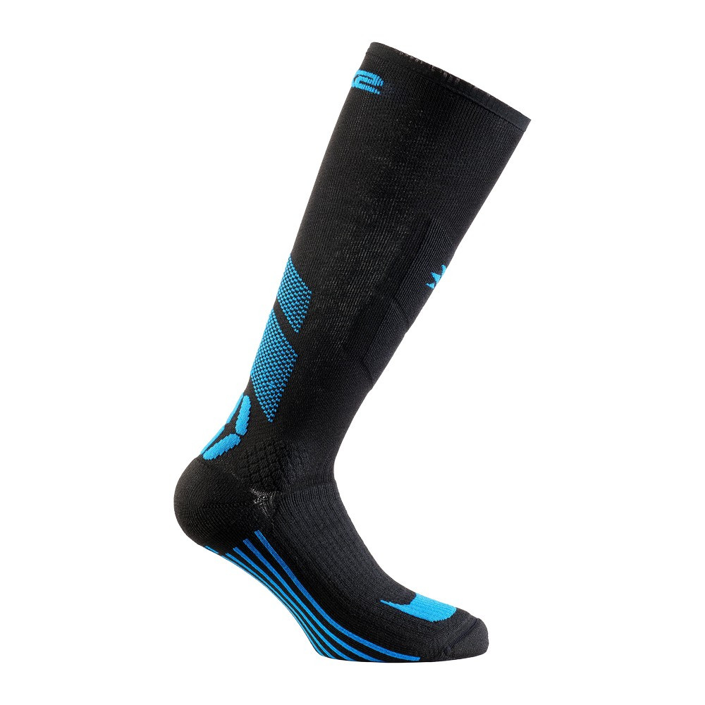 CALCETINES SIXS MOT V3 NEGRO / AZUL