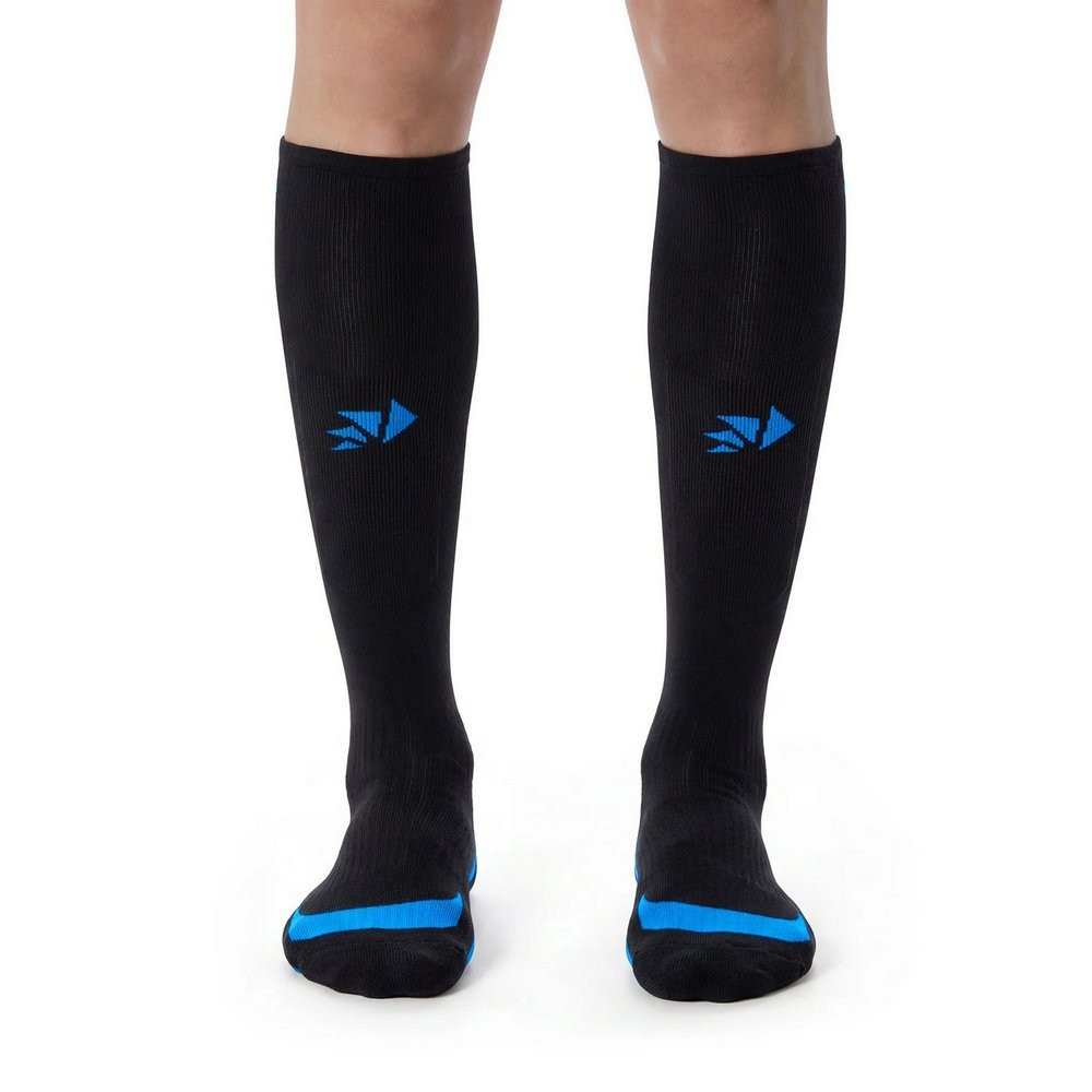 CALCETINES SIXS MOT V3 NEGRO / AZUL