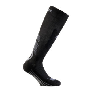 CALCETINES SIXS MOT V3 NEGRO / GRIS
