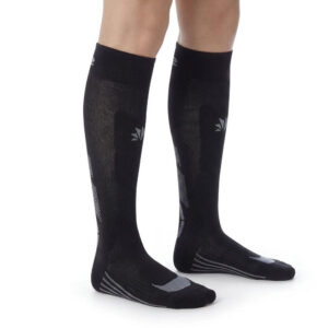 CALCETINES SIXS MOT V3 NEGRO / GRIS