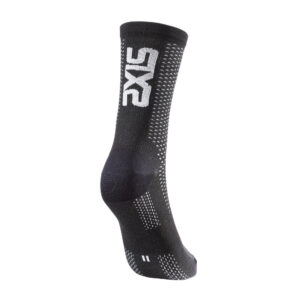 CALCETINES SIXS SHORT LOGO V2 CARBONO NEGRO / NEGRO