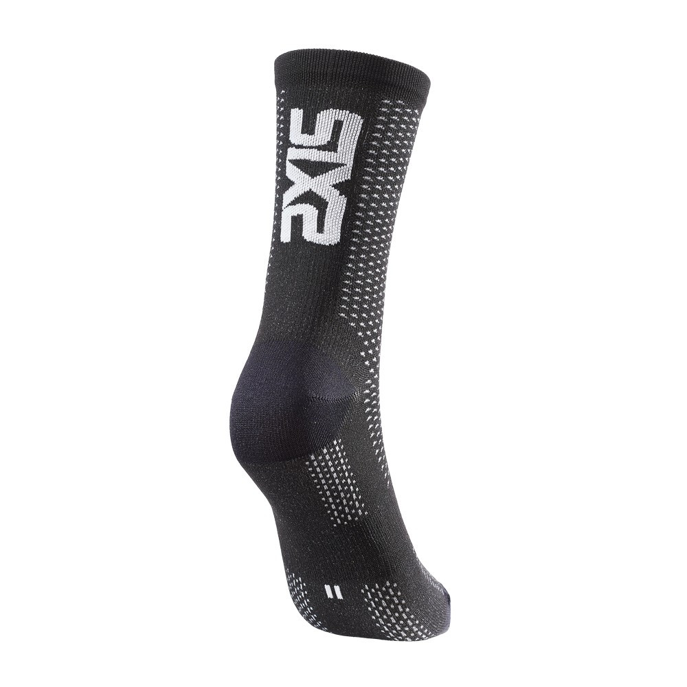 CALCETINES SIXS SHORT LOGO V2 CARBONO NEGRO / NEGRO