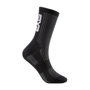 CALCETINES SIXS SHORT LOGO V2 CARBONO NEGRO / NEGRO