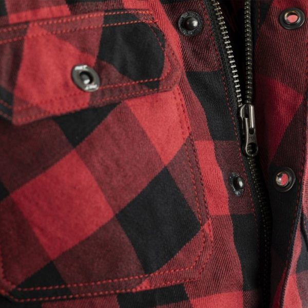 Camisa RST reforzada con aramida RST Lumberjack CE Rojo