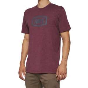CAMISETA 100% ICON GRANATE