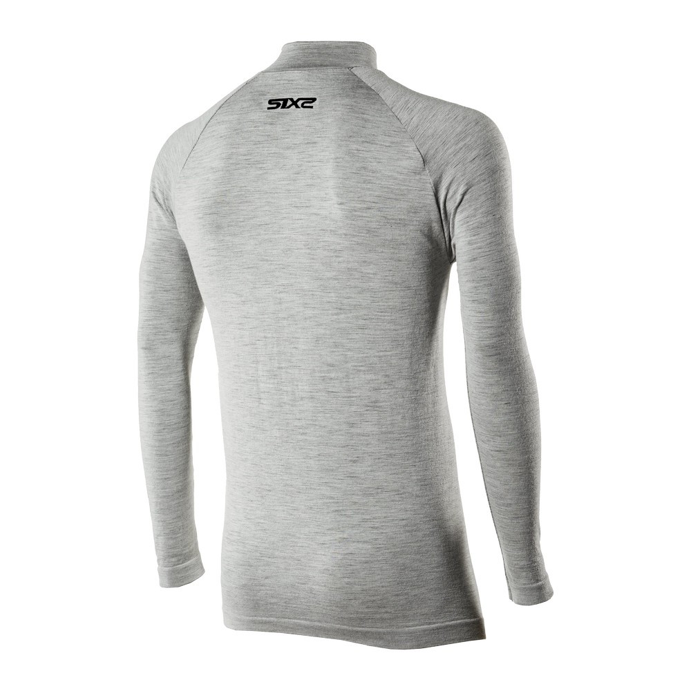 CAMISETA INTERIOR DE MANGA LARGA SIXS MERINOS WOOL TS3 GRIS