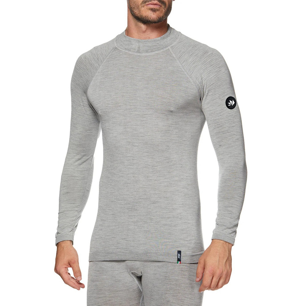 CAMISETA INTERIOR DE MANGA LARGA SIXS MERINOS WOOL TS3 GRIS