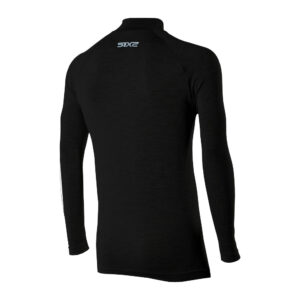 CAMISETA INTERIOR DE MANGA LARGA SIXS MERINOS WOOL TS3 NEGRO