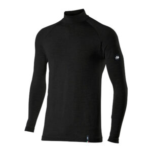 CAMISETA INTERIOR DE MANGA LARGA SIXS MERINOS WOOL TS3 NEGRO