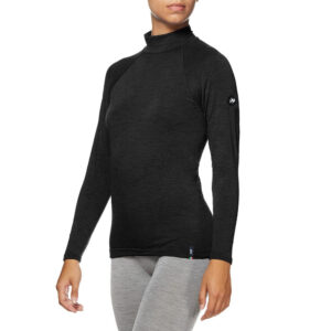 CAMISETA INTERIOR DE MANGA LARGA SIXS MERINOS WOOL TS3 NEGRO