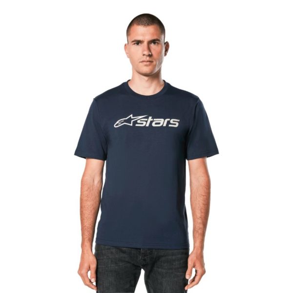 Camiseta Alpinestars BLAZE 2.0 CSF WHITE NAVY BLUE