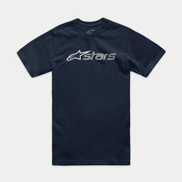 Camiseta Alpinestars BLAZE 2.0 CSF WHITE NAVY BLUE