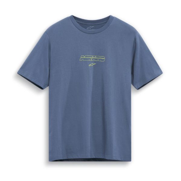 Camiseta Alpinestars BOLD TYPE BACK CSF SS SLATE BLUE