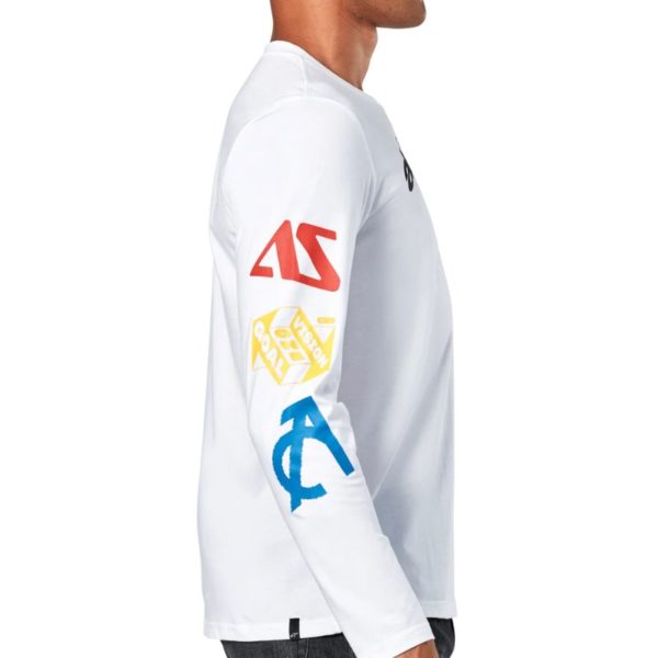 Camiseta Alpinestars BRUNDO LS CSF WHITE