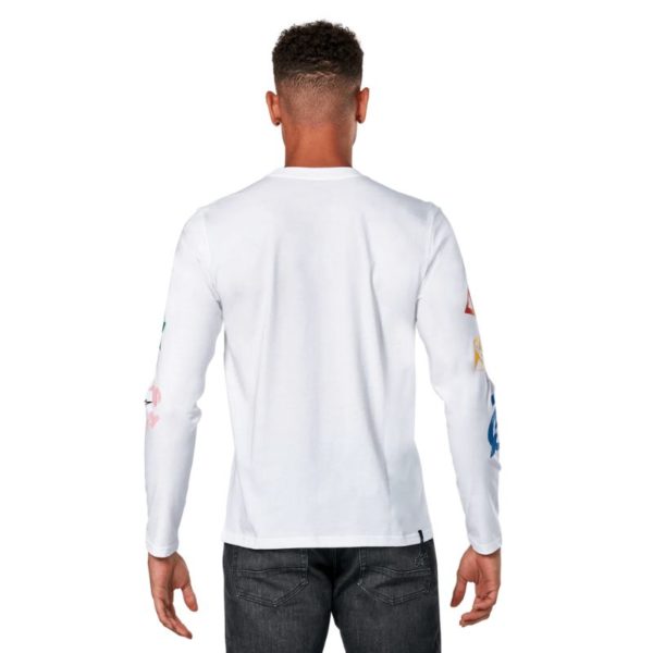 Camiseta Alpinestars BRUNDO LS CSF WHITE