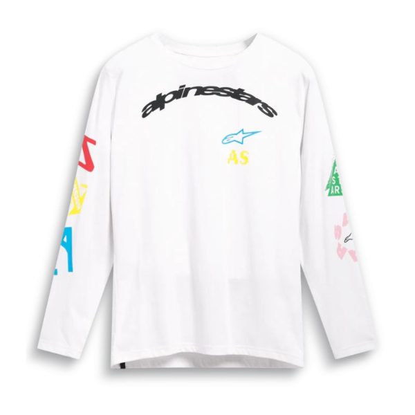 Camiseta Alpinestars BRUNDO LS CSF WHITE