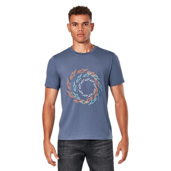 Camiseta Alpinestars CONCENTRIC CSF SS SLATE BLUE