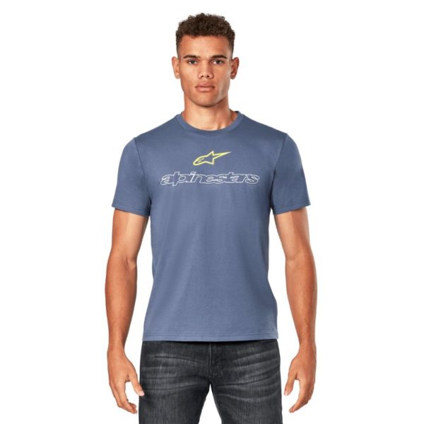 Camiseta Alpinestars LINEAR TRACE CSF SS SLATE BLUE