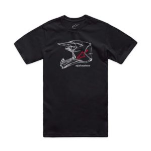 Camiseta Alpinestars MX HELMET CSF BLACK