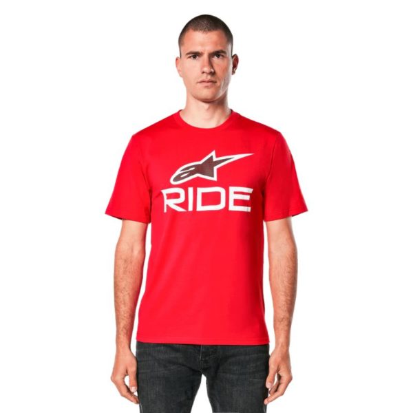 Camiseta Alpinestars RIDE 4.0 CSF RED WHITE BLACK