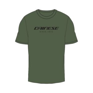 Camiseta Dainese ESSENCE WORDMARK GREEN-BRONZE