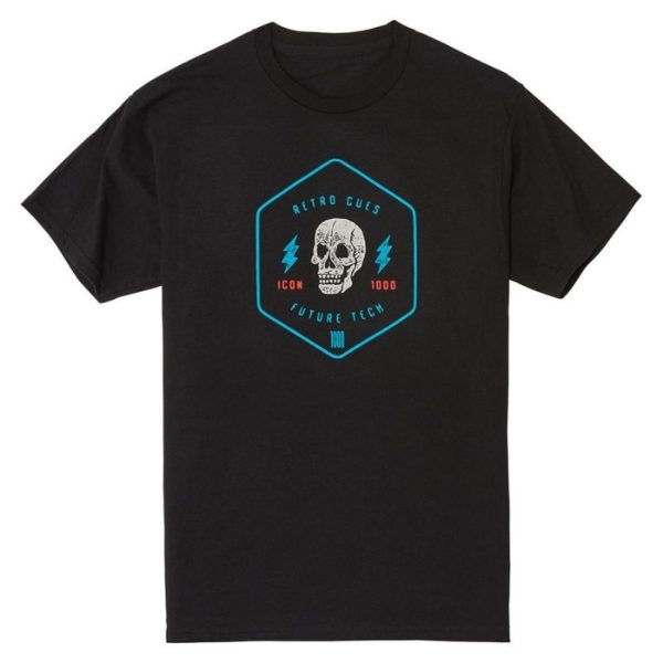 Camiseta Icon 1000 RETROSKULL NEGRO